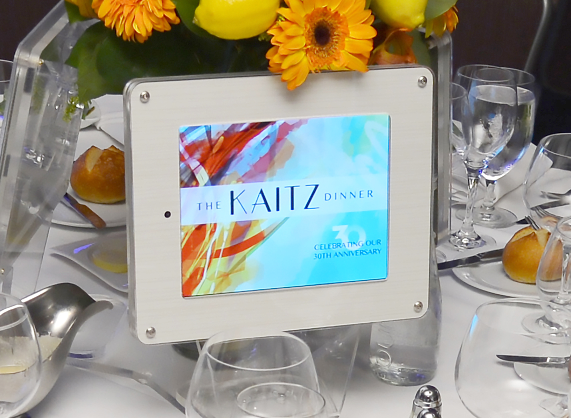 Kaitz Dinner Table Centerpiece Artwork